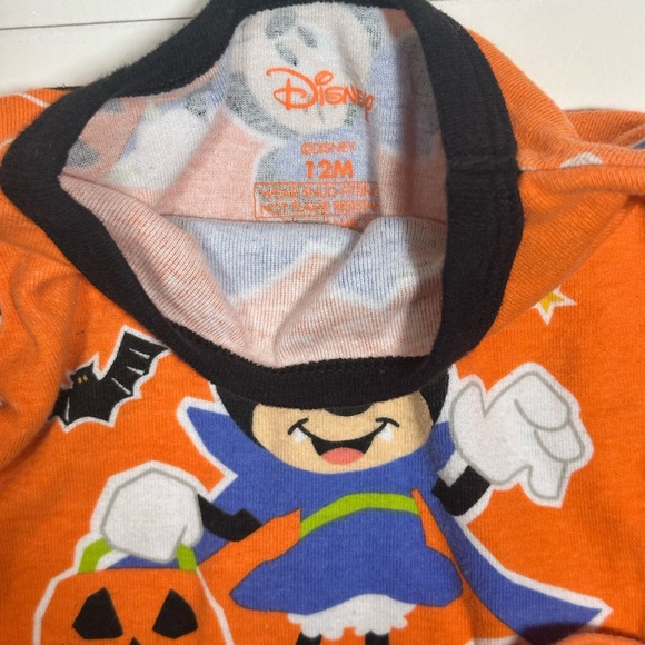 Disney Baby Minnie Mouse Halloween Pajama Set Size 12M - Picture 5 of 6